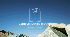 Desktop Screenshot of naturstein-rinsche.de